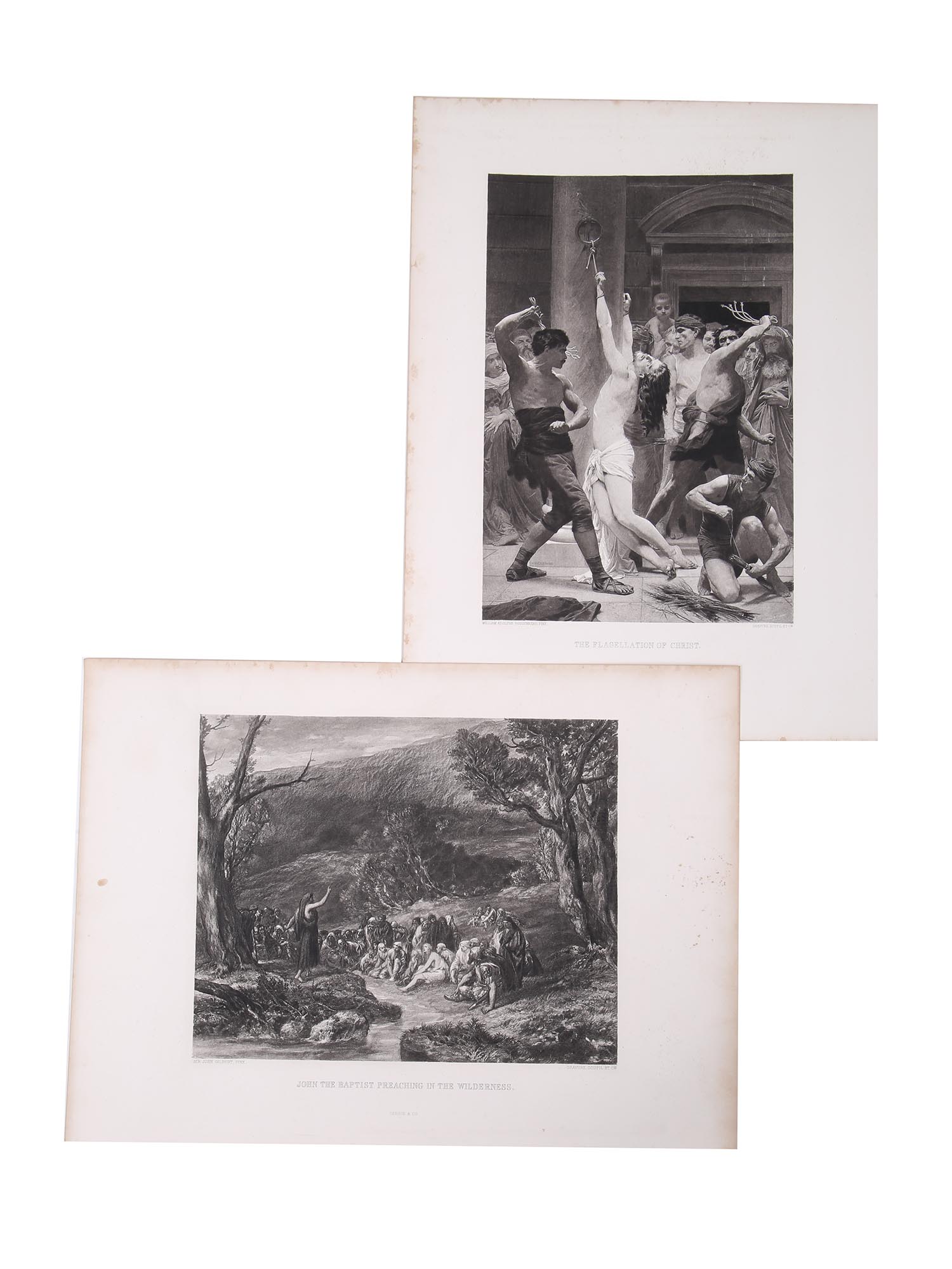 ANTIQUE 19TH CENTURY RELIGIOUS ETCHINGS